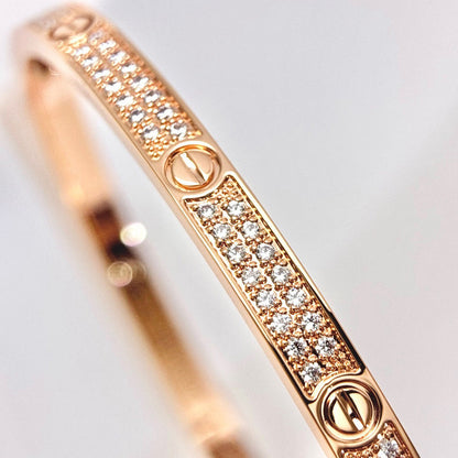 [Luxora]LOVE BRACELET 3.65MM DIAMOND-PAVED
