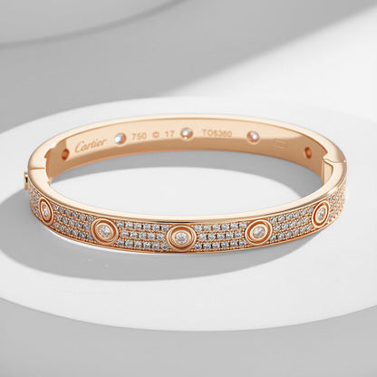 [Luxora]LOVE BRACELET 6.1MM DIAMOND-PAVED 10 BIG DIAMONDS