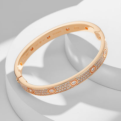 [Luxora]LOVE BRACELET 6.1MM DIAMOND-PAVED 10 BIG DIAMONDS