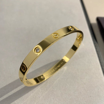 [Luxora]LOVE BRACELET 6.1MM 4 DIAMONDS
