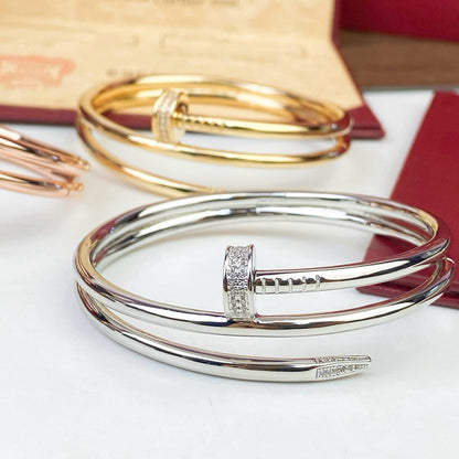 [Luxora]JUSTE BRACELET 3.5MM DOUBLE ROW DIAMOND