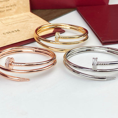 [Luxora]JUSTE BRACELET 3.5MM DOUBLE ROW DIAMOND