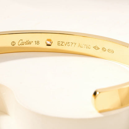 [Luxora]LOVE BRACELET 6.1MM 1 DIAMOND OPEN CUFF