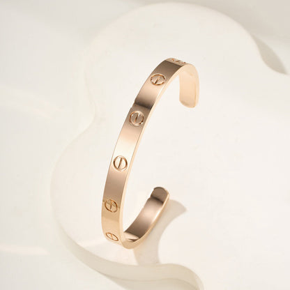 [Luxora]LOVE BRACELET 6.1MM OPEN CUFF
