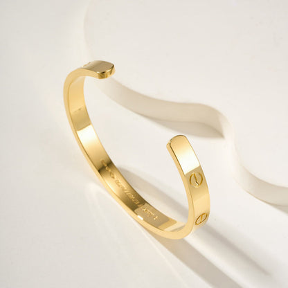 [Luxora]LOVE BRACELET 6.1MM OPEN CUFF