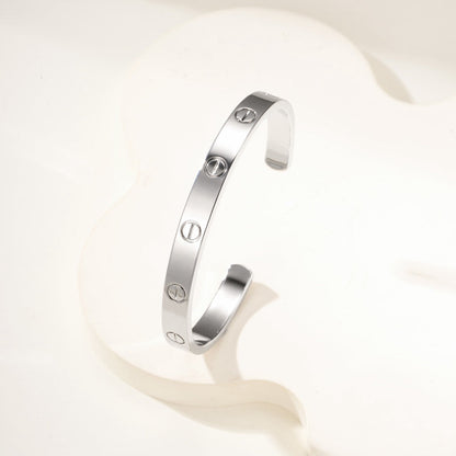[Luxora]LOVE BRACELET 6.1MM OPEN CUFF
