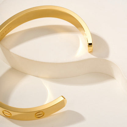 [Luxora]LOVE BRACELET 6.1MM OPEN CUFF