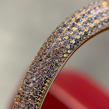 [Luxora]PANTHERE HALF DIAMOND OPEN BRACELET