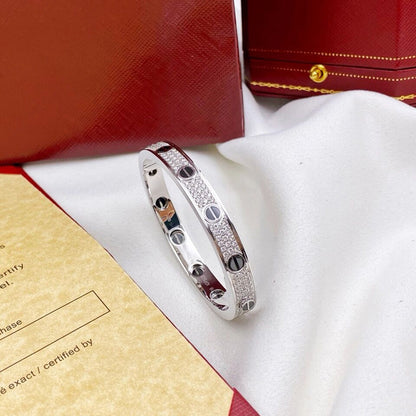 [Luxora]LOVE BRACELET 6.1MM DIAMOND-PAVED CERAMIC