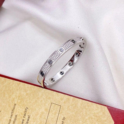 [Luxora]LOVE BRACELET 6.1MM DIAMOND-PAVED CERAMIC