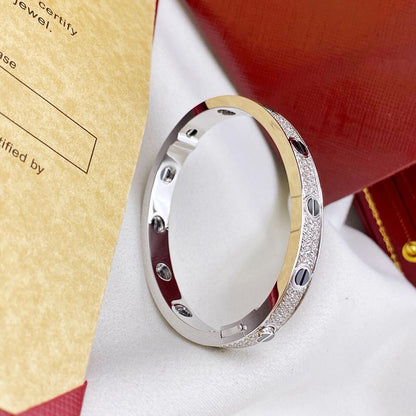 [Luxora]LOVE BRACELET 6.1MM DIAMOND-PAVED CERAMIC