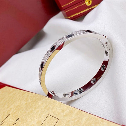 [Luxora]LOVE BRACELET 6.1MM DIAMOND-PAVED CERAMIC