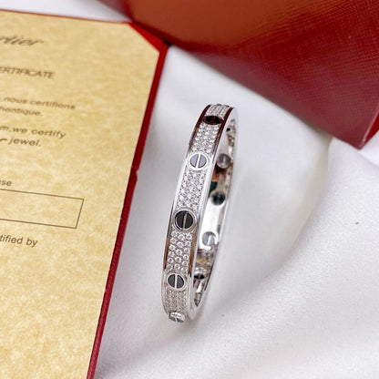 [Luxora]LOVE BRACELET 6.1MM DIAMOND-PAVED CERAMIC