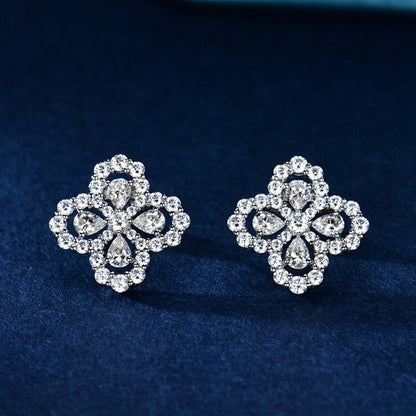 [Luxora]LOOP EARRINGS FULL MOTIF DIAMOND 16MM