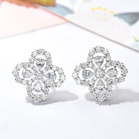 [Luxora]LOOP EARRINGS FULL MOTIF DIAMOND 16MM