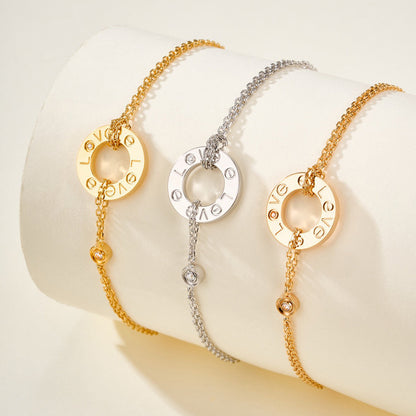 [Luxora]LOVE BRACELET 2 DIAMOND