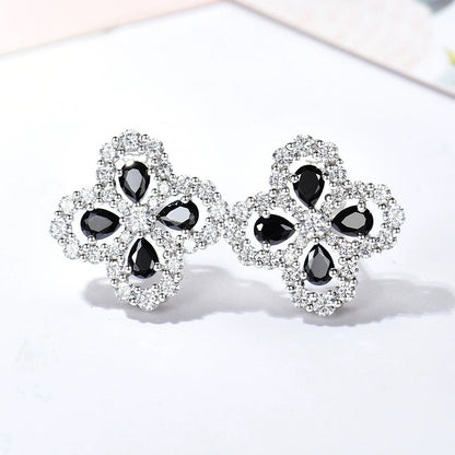 [Luxora]LOOP EARRINGS FULL MOTIF DIAMOND 16MM