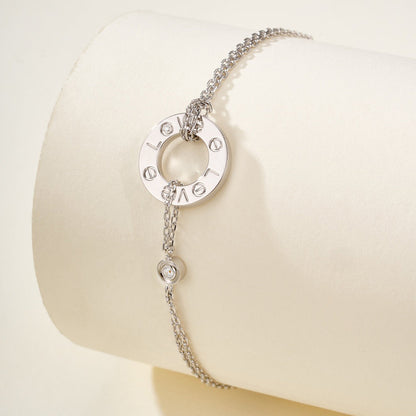 [Luxora]LOVE BRACELET 2 DIAMOND