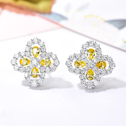 [Luxora]LOOP EARRINGS FULL MOTIF DIAMOND 16MM