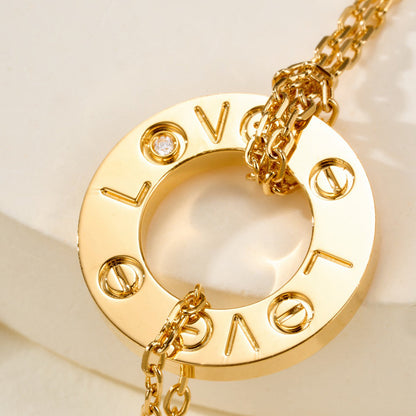 [Luxora]LOVE BRACELET 2 DIAMOND