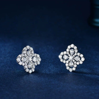 [Luxora]LOOP EARRINGS FULL MOTIF DIAMOND 16MM