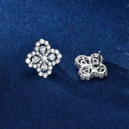 [Luxora]LOOP EARRINGS FULL MOTIF DIAMOND 16MM