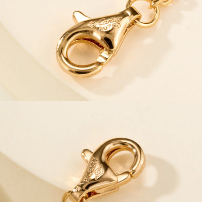 [Luxora]LOVE DOUBLE RING FULL DIAMOND BRACELET