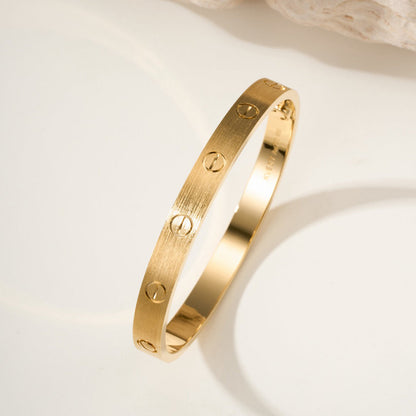 [Luxora]LOVE BRACELET 6.1MM BRUSHED