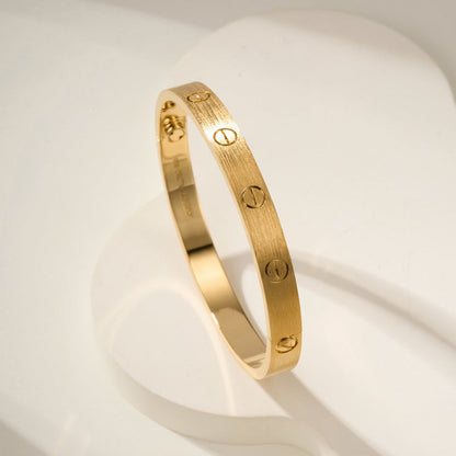[Luxora]LOVE BRACELET 6.1MM BRUSHED