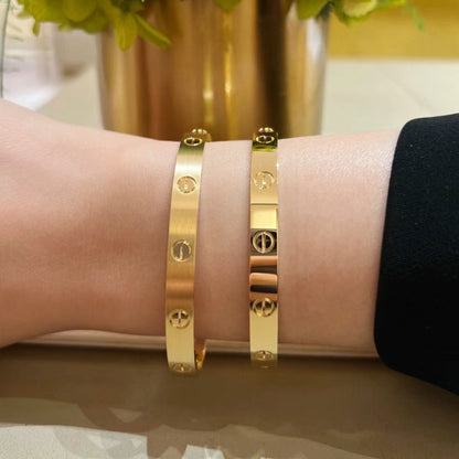 [Luxora]LOVE BRACELET 6.1MM BRUSHED