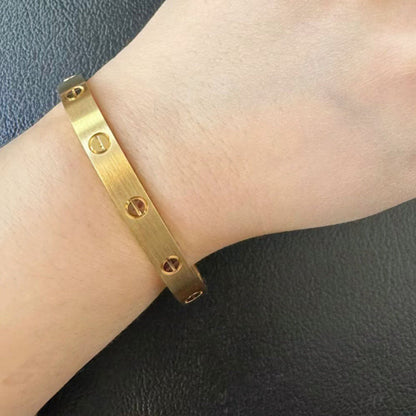 [Luxora]LOVE BRACELET 6.1MM BRUSHED