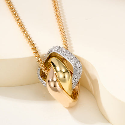 [Luxora]TRINITY CUSHION NECKLACE COLLECTION