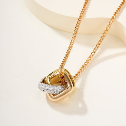 [Luxora]TRINITY CUSHION NECKLACE COLLECTION