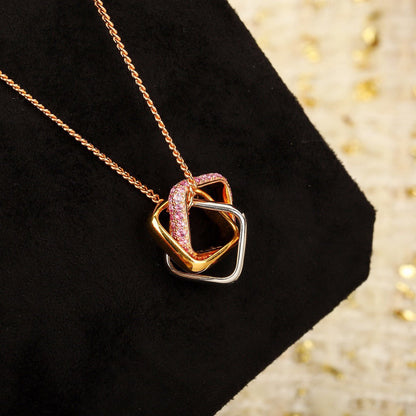 [Luxora]TRINITY CUSHION NECKLACE COLLECTION