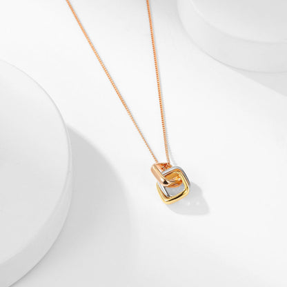 [Luxora]TRINITY CUSHION NECKLACE COLLECTION