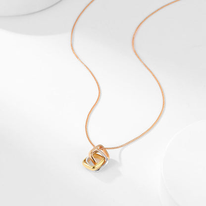 [Luxora]TRINITY CUSHION NECKLACE COLLECTION