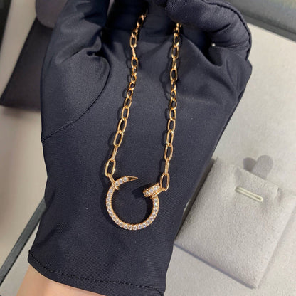 [Luxora]JUSTE NECKLACE FULL DIAMONDS