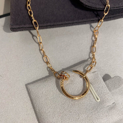 [Luxora]JUSTE NECKLACE FULL DIAMONDS