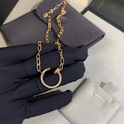 [Luxora]JUSTE NECKLACE FULL DIAMONDS