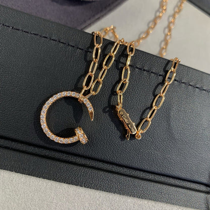[Luxora]JUSTE NECKLACE FULL DIAMONDS