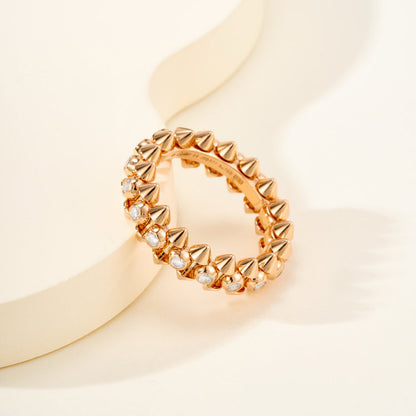 [Luxora]CLASH 6.8MM DIAMOND MEDIUM RING