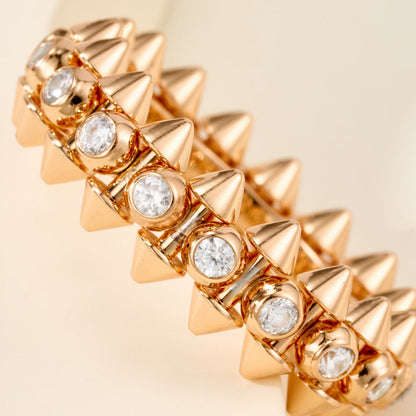 [Luxora]CLASH 6.8MM DIAMOND MEDIUM RING