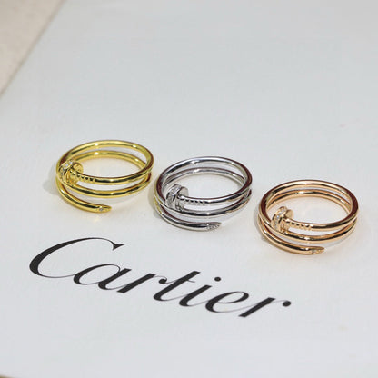 [Luxora]JUSTE RING 4.8MM HALF DIAMOND