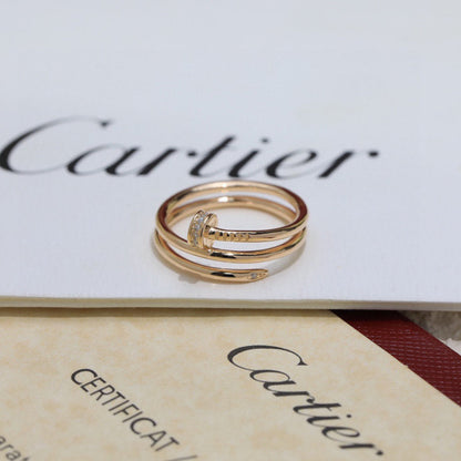 [Luxora]JUSTE RING 4.8MM HALF DIAMOND