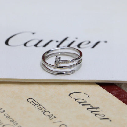 [Luxora]JUSTE RING 4.8MM HALF DIAMOND