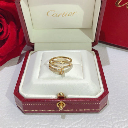 [Luxora]JUSTE RING 4.8MM FULL DIAMOND