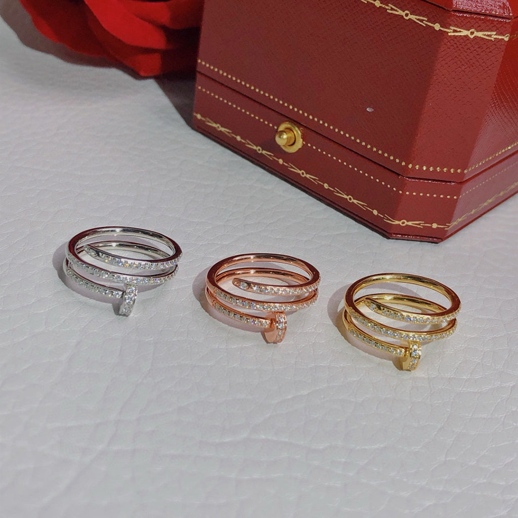 [Luxora]JUSTE RING 4.8MM FULL DIAMOND
