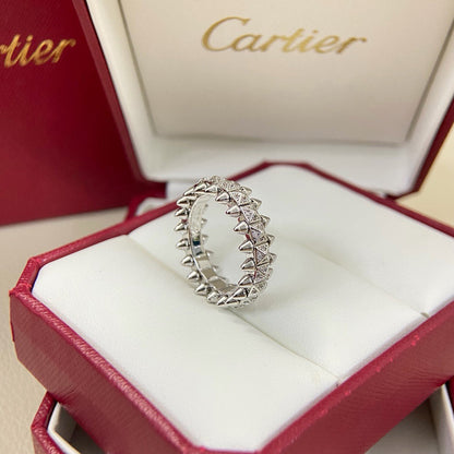[Luxora]CLASH 6.4MM SMALL FULL DIAMOND RING