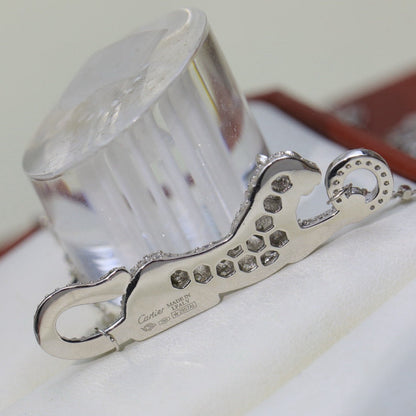 [Luxora]PANTHERE PAVED DIAMOND NECKLACE