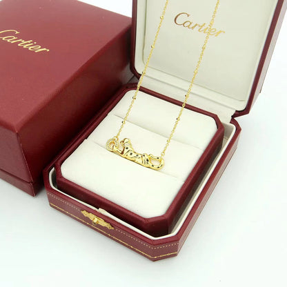 [Luxora]PANTHERE FULL DIAMOND NECKLACE